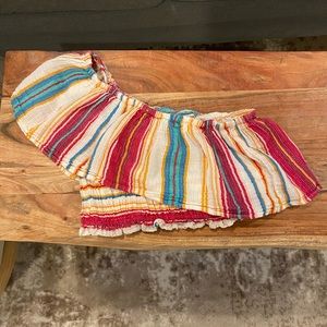 American Eagle cropped one shoulder summer top